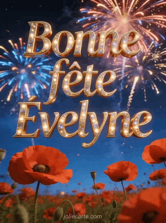 Bonne fête Evelyne - Evelyne bonne fete image