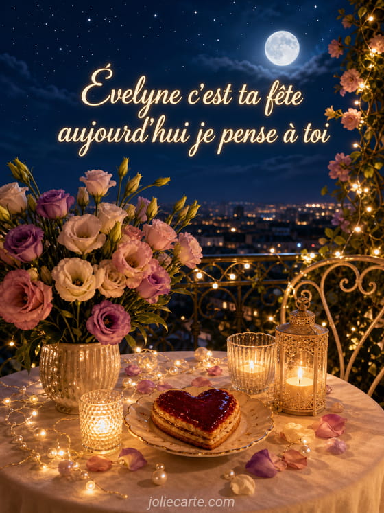 Carte bonne fĂȘte Ăvelyne