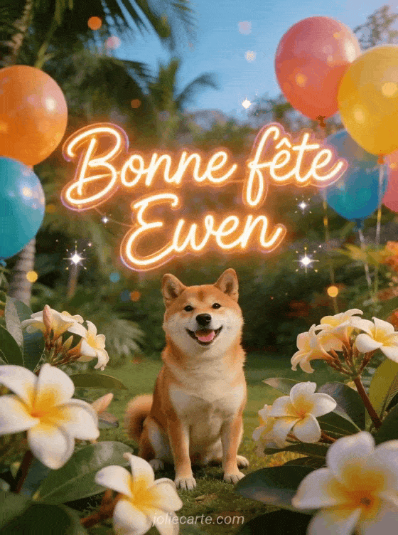 Bonne fête Ewen - Bonne fete ewen gif