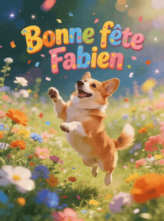 Bonne fête Fabien - Fabien gif bonne fete gratuit