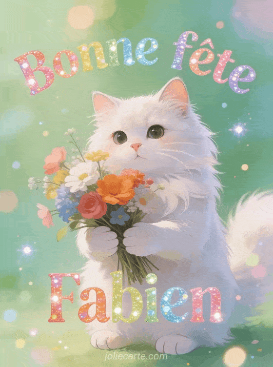 Bonne fête Fabien - Fabien gif bonne fete