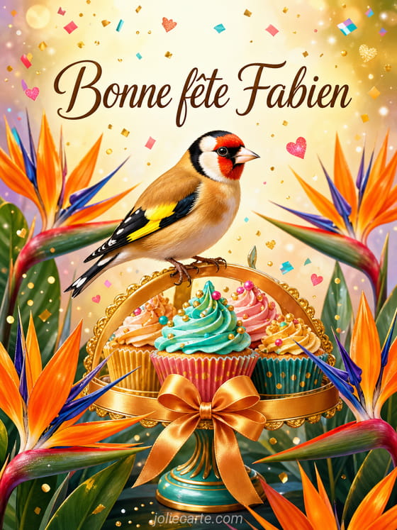 Carte bonne fête Fabien