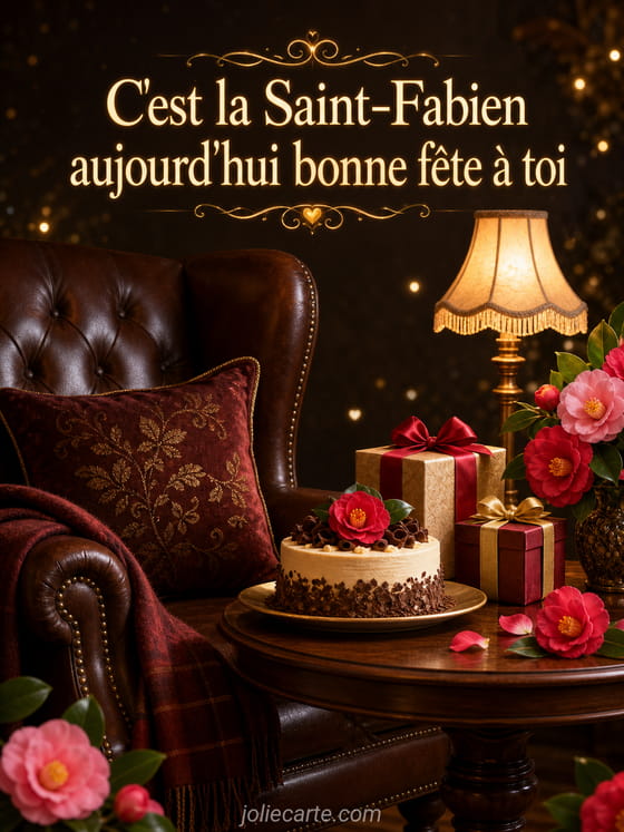 Carte bonne fête Fabien