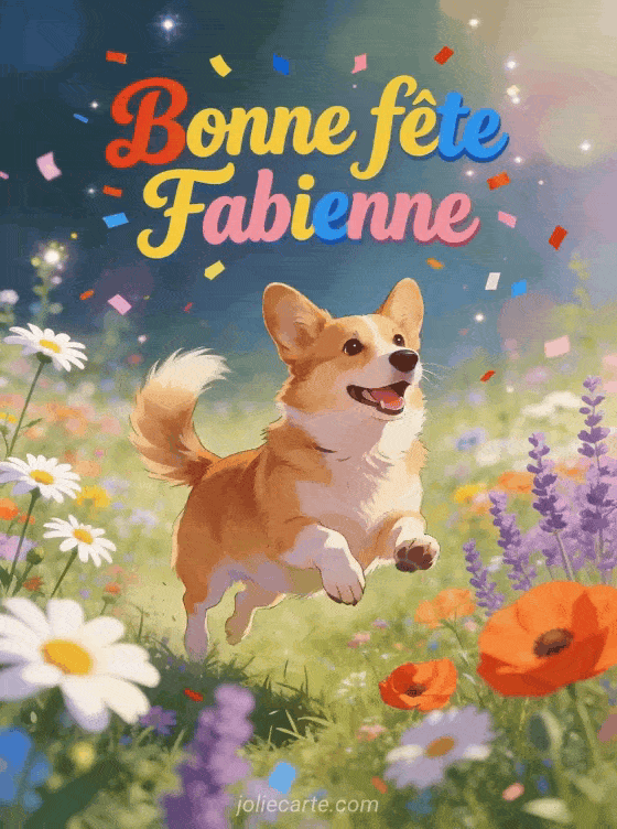 Bonne fête Fabienne - Fabienne gif bonne fete gratuit