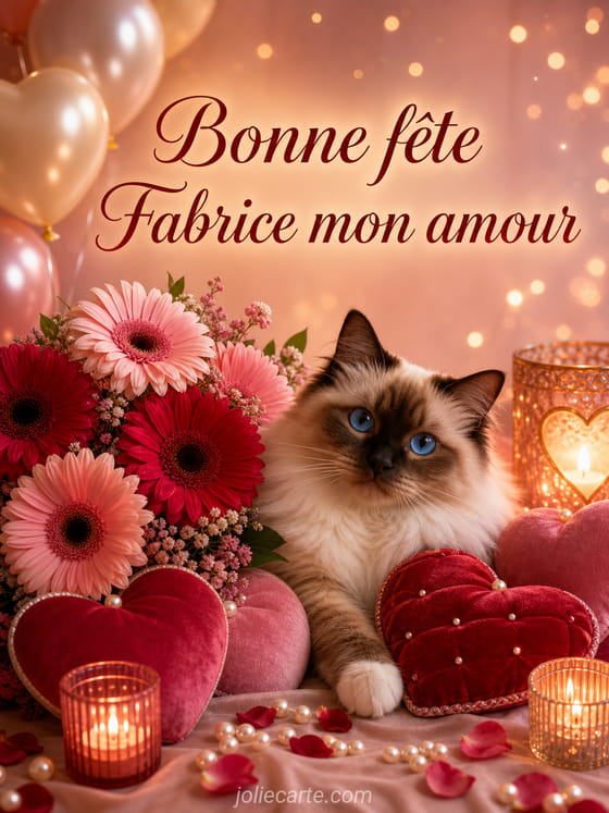 Carte bonne fête Fabrice