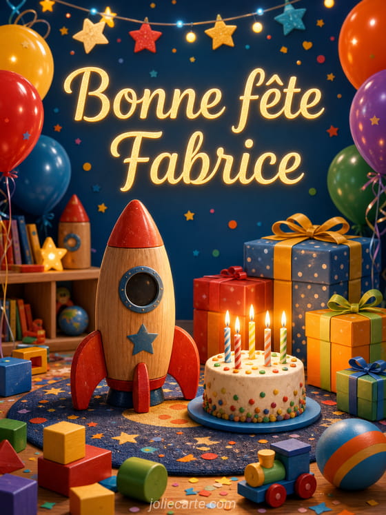 Carte bonne fête Fabrice