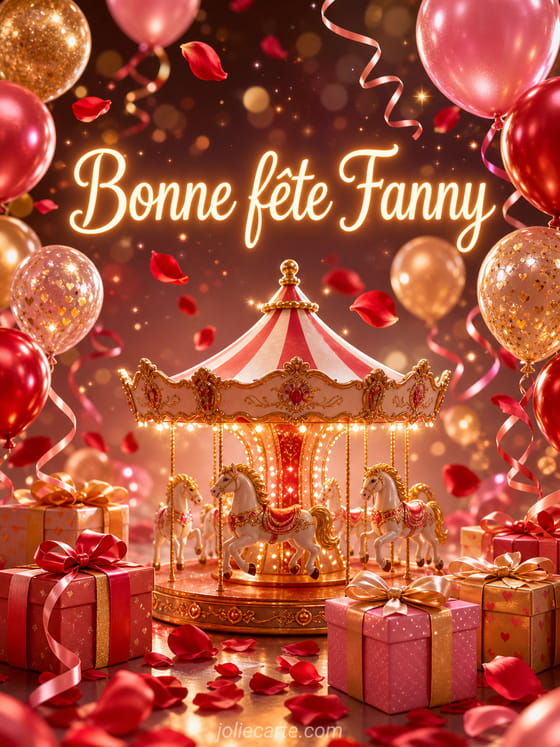 Carte bonne fête Fanny