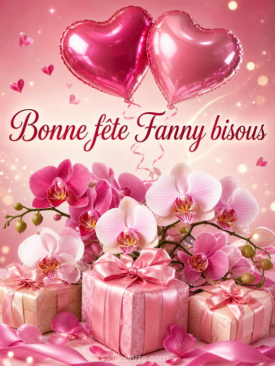 Carte bonne fête Fanny
