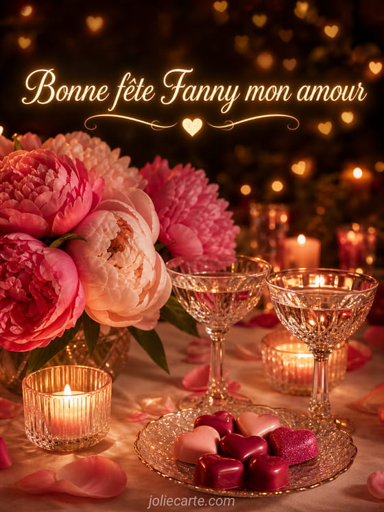 Carte bonne fête Fanny
