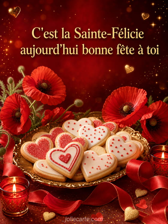 Carte bonne fête Félicie