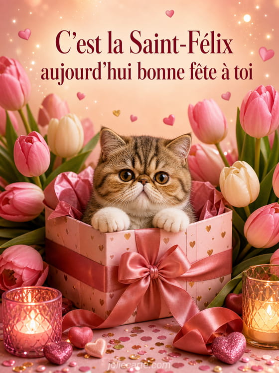 Carte bonne fête Félix