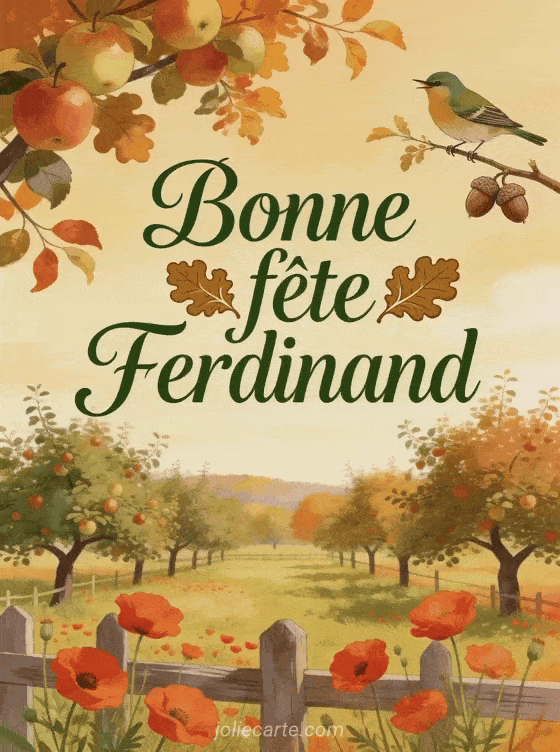 Bonne fête Ferdinand - Bonne fete ferdinand gif anime