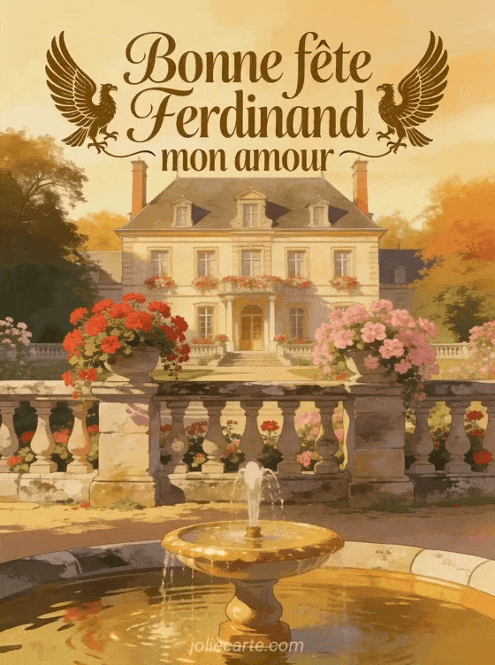 Bonne fête Ferdinand - Bonne fete ferdinand mon amour