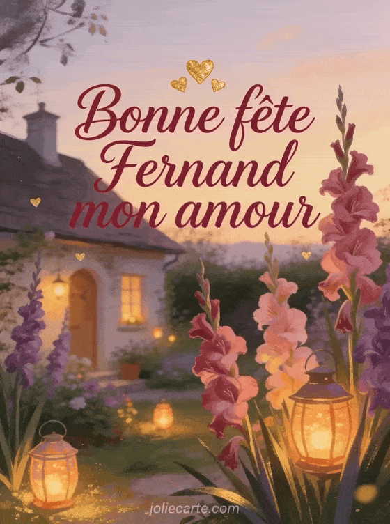 Bonne fête Fernand - Bonne fete fernand mon amour