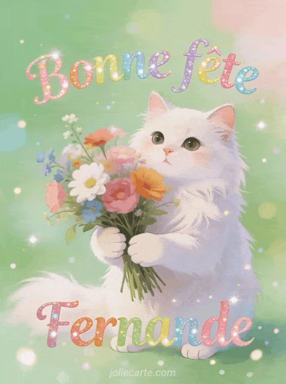 Bonne fête Fernande - Fernande gif bonne fete