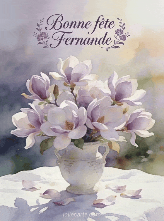 Bonne fête Fernande - Bonne fete fernande fleurs