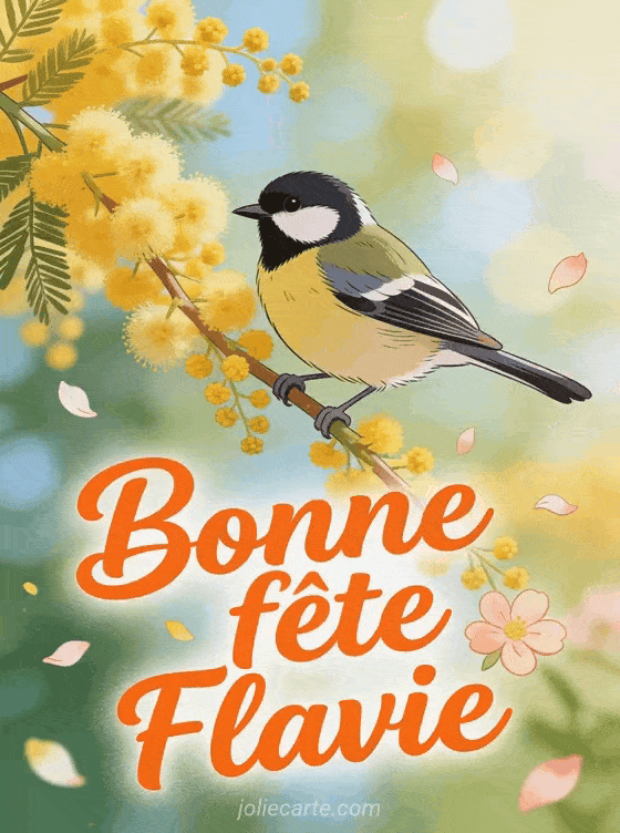 Bonne fête Flavie - Bonne fete flavie fille