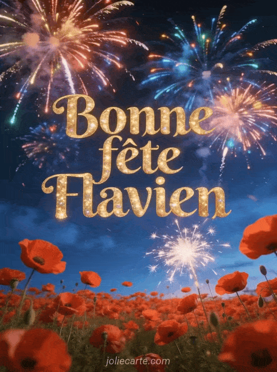 Bonne fête Flavien - Bonne fete flavien gratuit