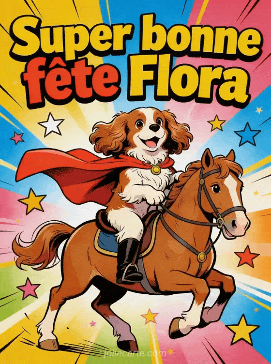 Bonne fête Flora - Bonne fete flora drole