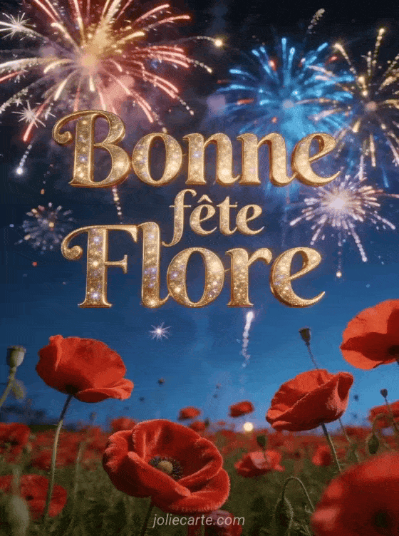 Bonne fête Flore - Bonne fete flore gratuit