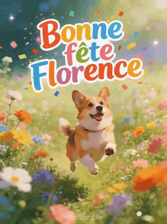 Bonne fête Florence - Florence gif bonne fete gratuit