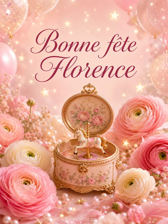 Carte bonne fête Florence