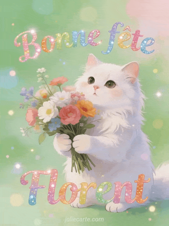 Bonne fête Florent - Florent gif bonne fete