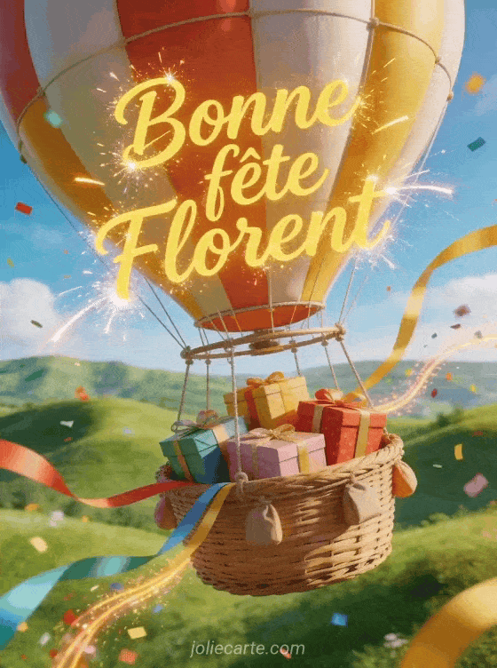 Bonne fête Florent - Bonne fete florent gif
