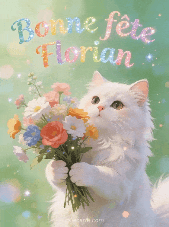 Bonne fête Florian - Florian gif bonne fete