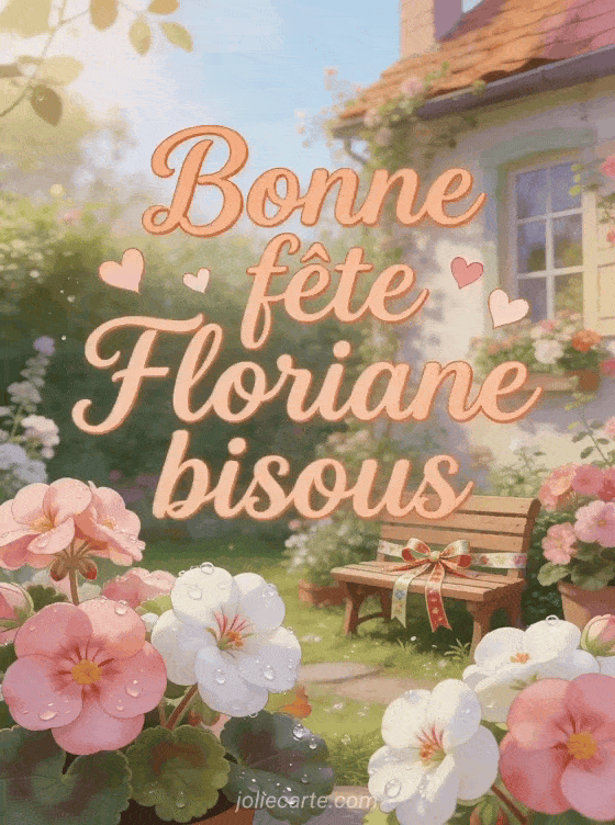 Bonne fête Floriane - Bonne fete floriane bisous