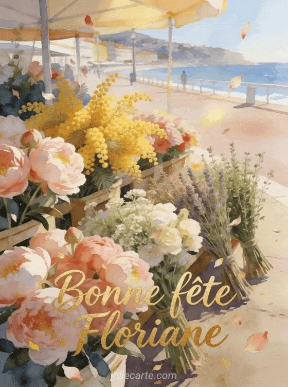 Bonne fête Floriane - Bonne fete floriane gif anime