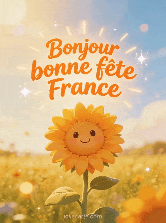Bonne fête France - France image de bonne fete gratuite