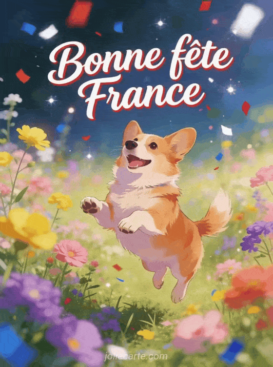 Bonne fête France - France gif bonne fete gratuit
