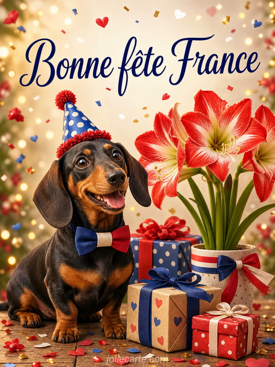 Carte bonne fĂȘte France