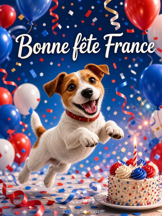 Carte bonne fĂȘte France