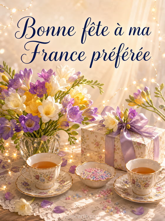 Carte bonne fĂȘte France