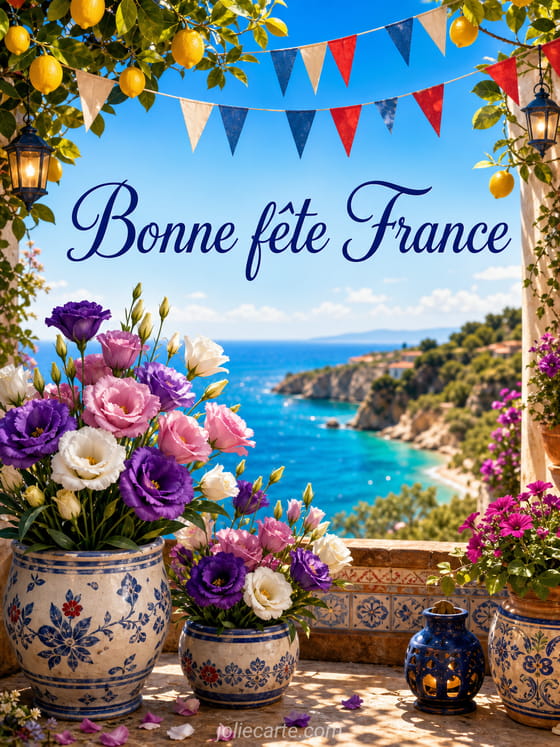 Carte bonne fĂȘte France