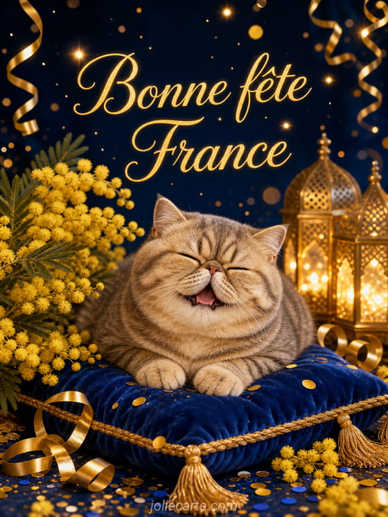 Carte bonne fĂȘte France