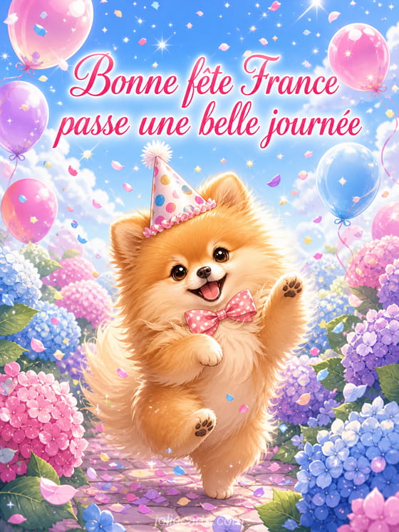 Carte bonne fĂȘte France