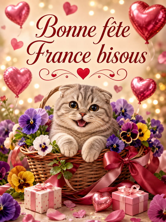 Carte bonne fĂȘte France