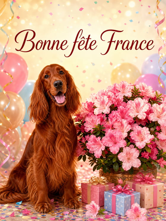 Carte bonne fĂȘte France