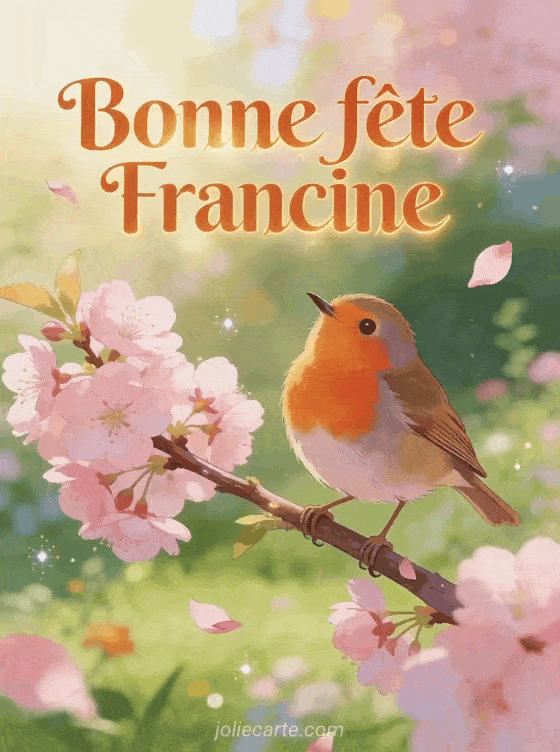 Bonne fête Francine - Francine image bonne fete gratuite
