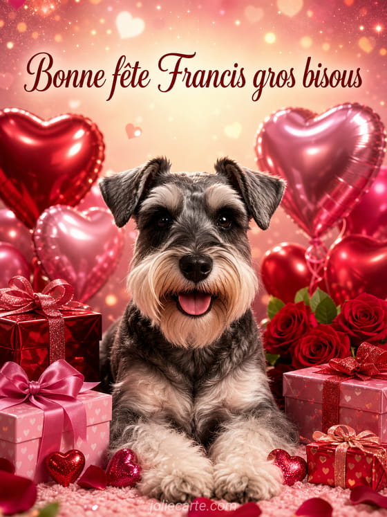 Carte bonne fête Francis
