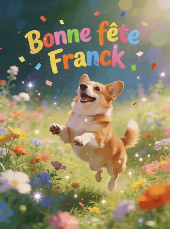 Bonne fête Franck - Franck gif bonne fete gratuit