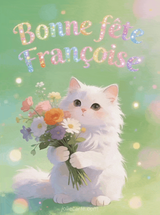 Bonne fête Francoise - Francoise gif bonne fete