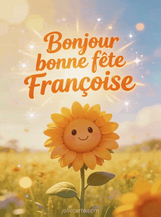 Bonne fête Francoise - Francoise image de bonne fete gratuite