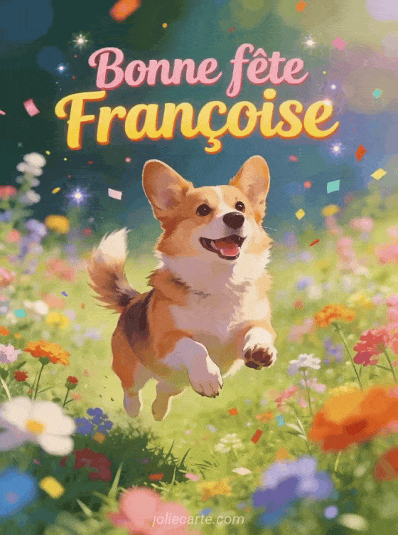 Bonne fête Francoise - Francoise gif bonne fete gratuit