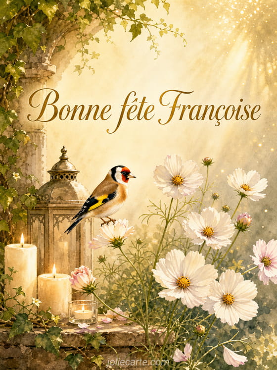 Carte bonne fête Françoise