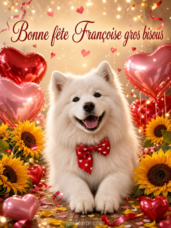 Carte bonne fête Françoise