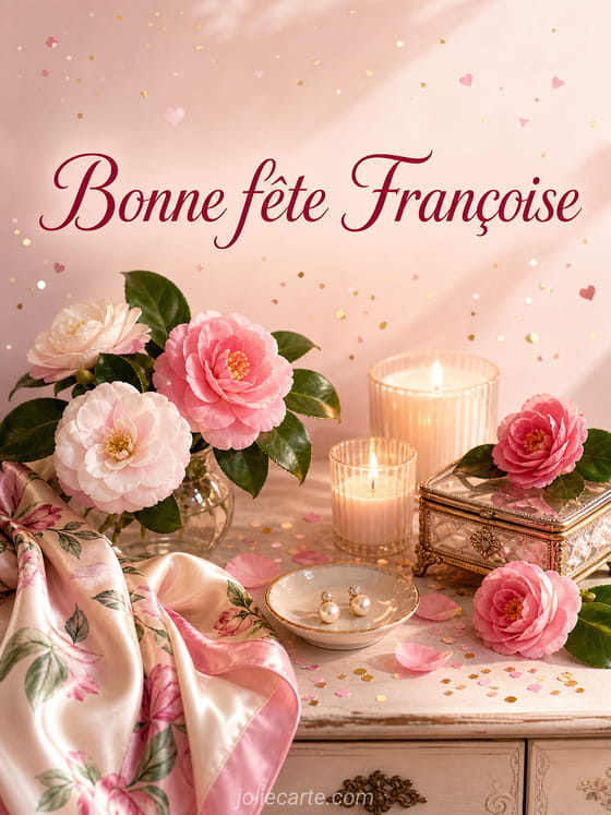 Carte bonne fête Françoise